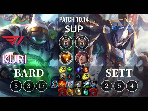 T1 Kuri Bard vs Sett Sup - KR Patch 10.14