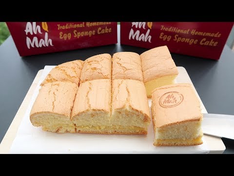 FOOD PLACES THAT YOU NEED TO QUEUE AH MAH HOMEMADE CAKE Video