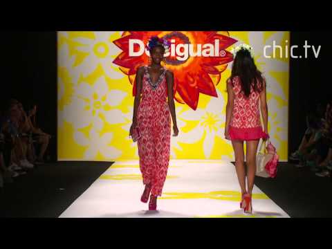 Desigual NYFW Spring 2015 Ready-to-Wear featuring Adriana Lima