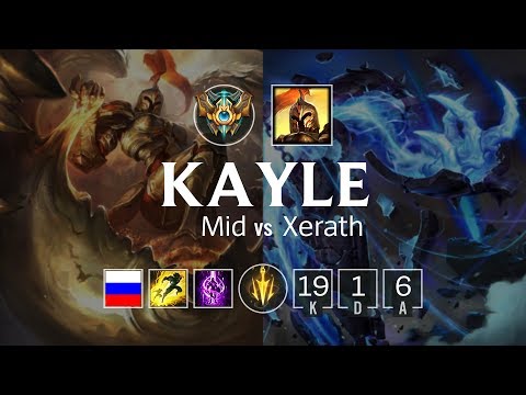 Kayle Mid vs Xerath - RU Challenger Patch 8.8