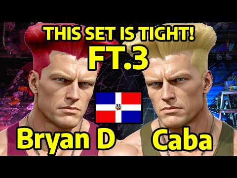 💯STREET FIGHTER 6 ➥ FT.3 Bryan D (GUILE ガイル) VS. Caba (GUILE ガイル) 4K Master Ranks💯