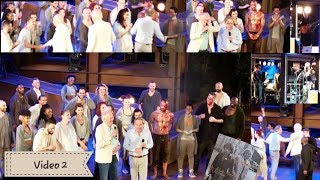 Jesus Christ Superstar 2017 Curtain Call with Andrew Lloyd Webber & Tim Rice at Open Air Theatre - 2