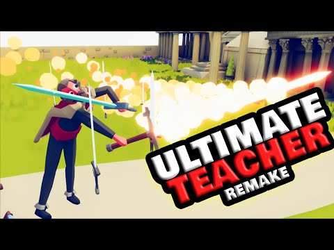 Ultimate Teacher Remake vs Every Faction - TABS Unit Creator Update Gameplay