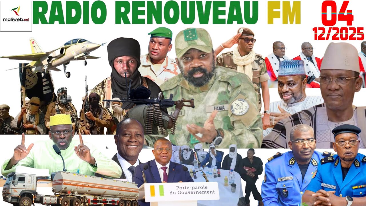 La Revue de Presse de la RADIO RENOUVEAU FM du 04 décembre 2025