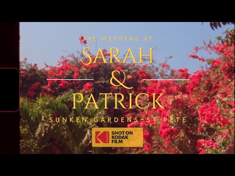 Sunken Gardens Wedding on Kodak Super 8 | Sarah & Patrick