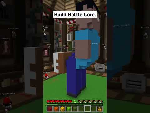 Build Battle core #minecraft #funny #shorts #gaming
