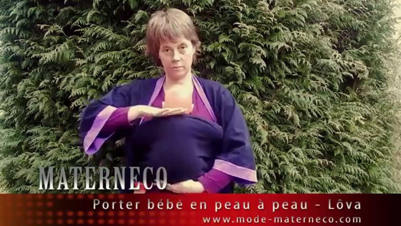 Porter bébé en peau à peau - Lôva