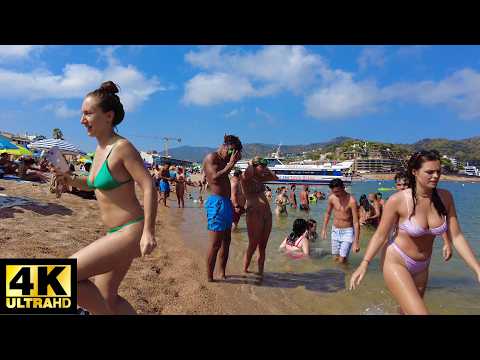 ☀️ Day Trip Tossa de Mar 🏖 Beach Walk ,Spain