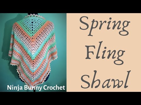 How to Crochet the Spring Fling Shawl