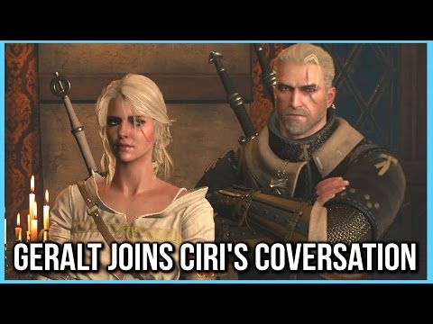 Witcher 3: Geralt Joins Ciri's Conversation with Philippa