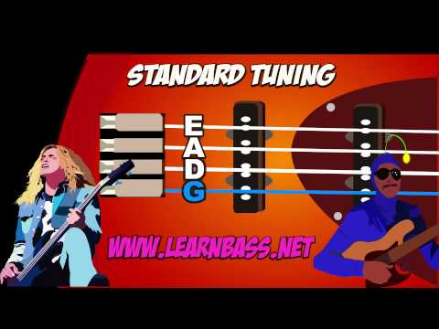 Bass Guitar Tuner - Standard E-A-D-G (nice & loud)