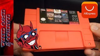 Super Nintendo 100 in 1 / Ultimate China Multi Game Card / Famicom Nintendo Review & Gameplay
