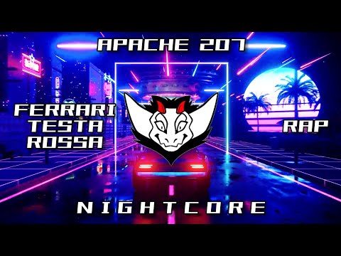 Apache 207 - Ferrari Testarossa (Visulizer Only) (Rap) HQ | ✘ Nightcore
