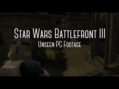 Star Wars Battlefront III: Unseen PC Footage from the Cancelled Version