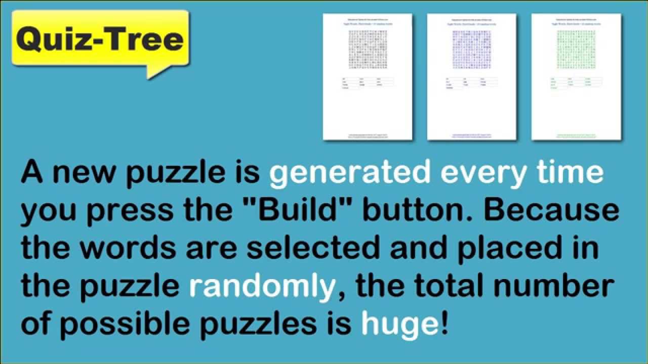 How to Create Unique Sight Words Wordsearch Printables.