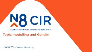 An introduction to LDA Topic Modelling and gensim by Jialin Yu