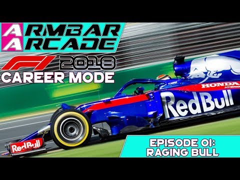 F1 2018 Career Mode #1: RAGING BULL [Australian GP]｜Armbar Arcade Completes