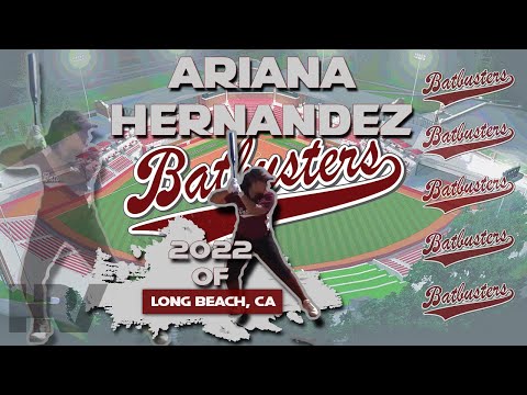 2022 Ariana Hernandez Outfield, Softball Skills Video -Batbusters Alvarez