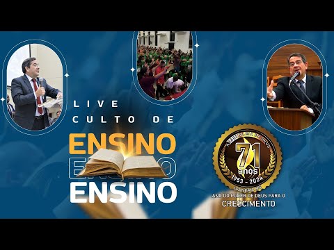 CULTO DE ENSINO - AD IPANEMA MG  30/12/2025