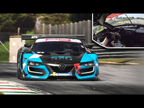 Renault R.S.01 w/ Nissan GT-R R35 Engine in action at Monza Circuit + OnBoard!