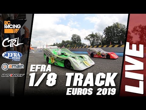EFRA 1/8th Track Euros - Saturday- Finals Day -  LIVE!