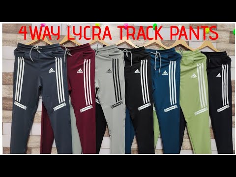 Black Lycra Track-Pant with Piping – Likera