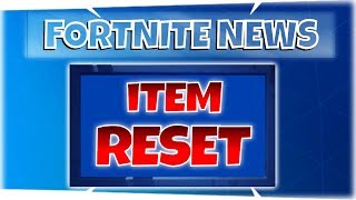 NEWS ~ Item Resetting & Recycling - Fortnite StW | PvE