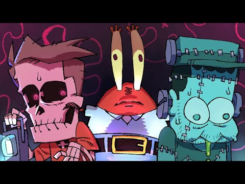 SuperMega Plays THE KRUSTY CELLAR (SPONGEBOB HORROR GAME)