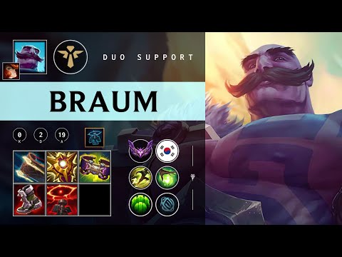 Braum Support vs Milio - KR Master Patch 26.01