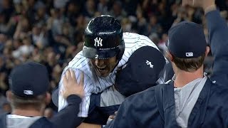 Jeter gets walk-off hit in final home game