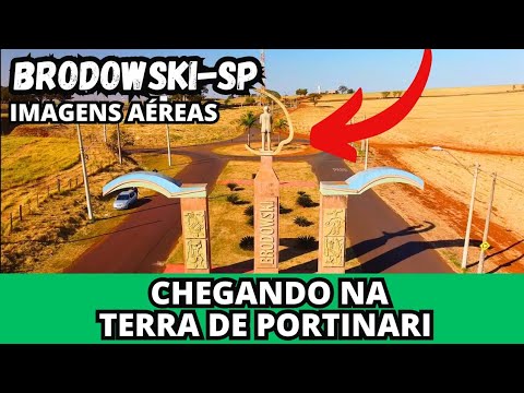 DRONE CHEGANDO EM BRODOWSKI-SP