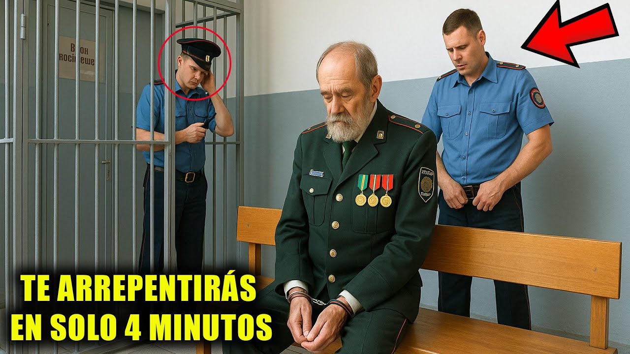 Veterano arrestado — 4 min después, sus compañeros de Chechenia fueron a rescatarlo