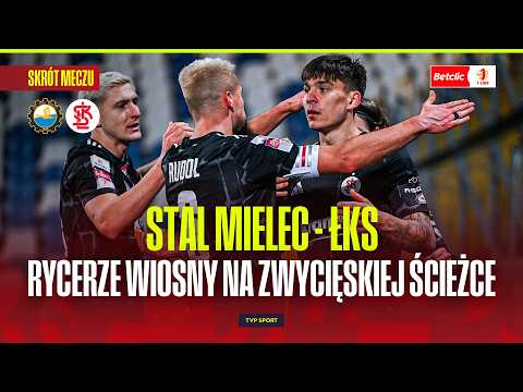 SKRÓT: STAL MIELEC - ŁKS ŁÓDŹ. KONTRATAK RYCERZY WIOSNY. BETCLIC 1 LIGA - 22. KOLEJKA
