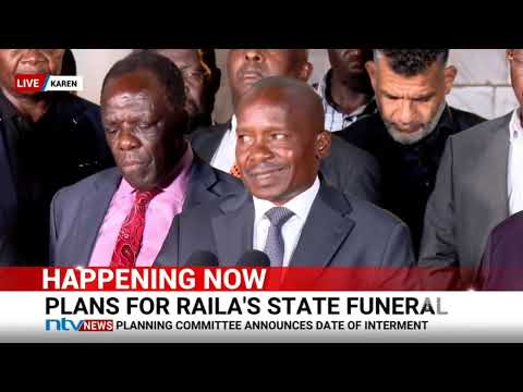 DP Kindiki: There will be a state funeral service of Raila Odinga at Nyayo Stadium on October 17
