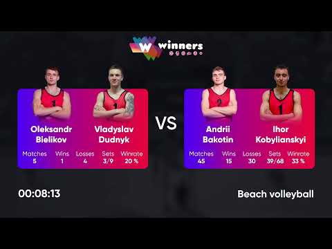 05:10 O. Bielikov / V. Dudnyk - A. Bakotin / I. Kobylianskyi 25.03.2023 | Winners Beach Volleyball