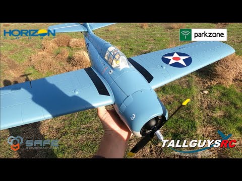 ParkZone F4F Wildcat RC Airplane Park Flyer 1.0M BNF Basic with AS3X and Safe Select