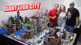 Huge LEGO City and Emmasaurus Studio Tour by Beyond the Brick
