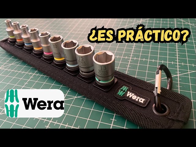 Vídeo relacionado con Wera 05003884001 Belt A Imperial 1 Juego de vasos de punta Zyklop hexagonal, con función de retención, de arrastre de 1/4", 9 piezas