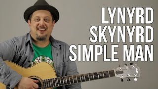 Simple Man - Lynyrd Skynyrd - Guitar Lesson - How to Play on guitar - Tutorial