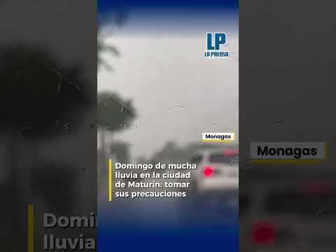 #Monagas Un domingo lluvioso y con descargas eléctricas se ha reportado hoy en la ciudad de Maturín 