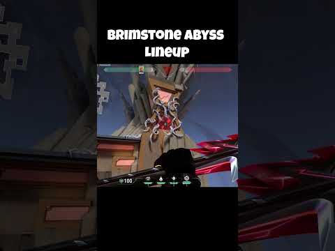 BrimStone ABYSS Lineup #valorant #valorantclips #valoranttips #valorantgameplay #valorantshorts