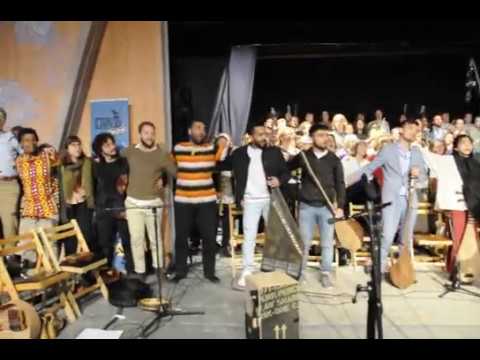 Inger Karoline Gaup singing a Sápmi song