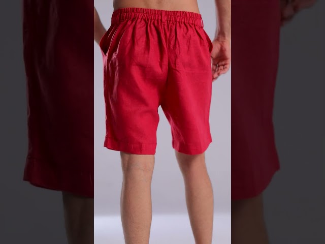 شورت أحمر بطيخي