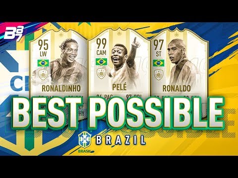 BEST POSSIBLE BRAZIL TEAM! w/ PRIME MOMENTS RONALDO AND PELE! | FIFA 19 ULTIMATE TEAM Video