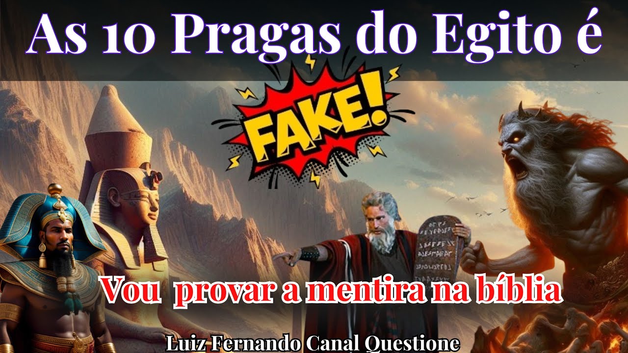 A Bíblia Mente sobre as Pragas no Egito.