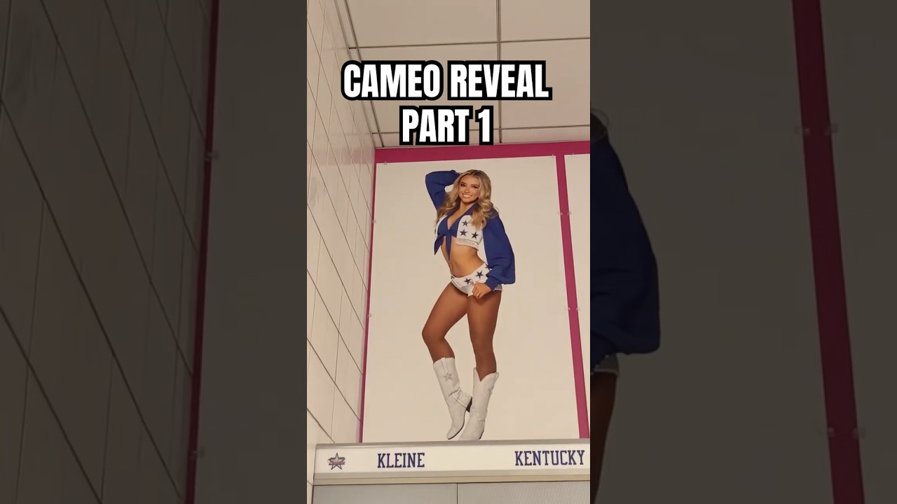 DCC cameo reveal part 1💖🌟🗣️ #dallascowboyscheerleaders #dcc #cheerleading