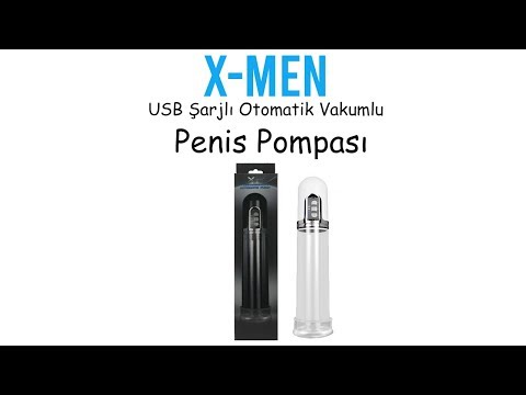 X-Men USB Şarjlı Otomatik Penis Vakum Pompası