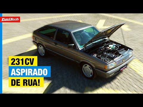 Strong naturally aspirated Gol has 231hp, 4 butterflies and a high block!