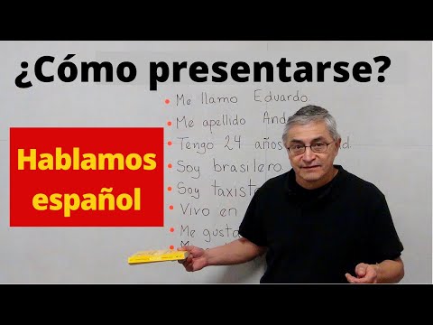 Presentación personal en español