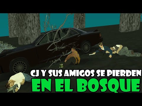 CJ y sus amigos se pierden en el bosque-gta san Andreas Loquendo
